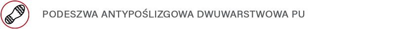 PODESZWA ANTYPOŚLIZGOWA DWUWARSTWOWA PU
